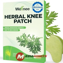 Oryginalny ziołowy plaster na kolano - plaster Wellknee do wsparcia kolana i łagodzenia bólu mięśni