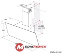 Okap Bauknecht DBHVP 8.3 LT K