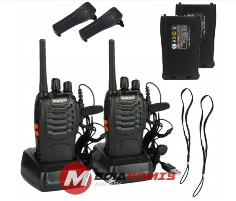 Krótkofalówka 2x WALKIE TALKIE BAOFENG BF-888S