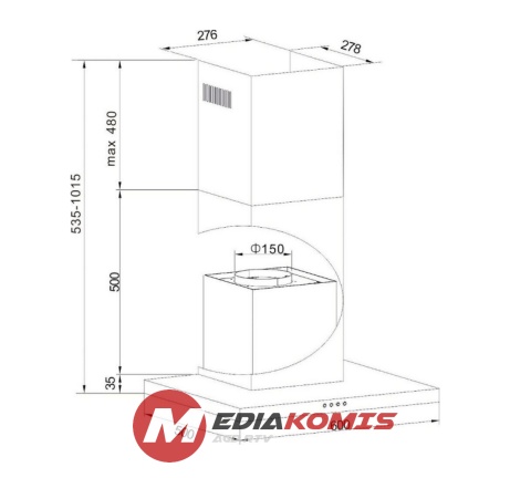 Okap Amica KH 17803 S