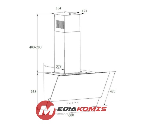 Okap Premiere KHF 664 610 S