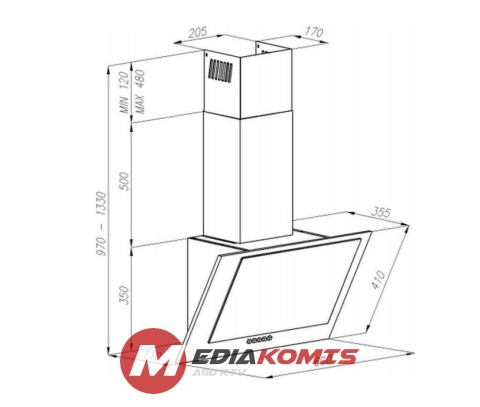 Okap Amica KH 17118-1 S