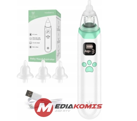Akumulatorowy aspirator do nosa dla niemowląt