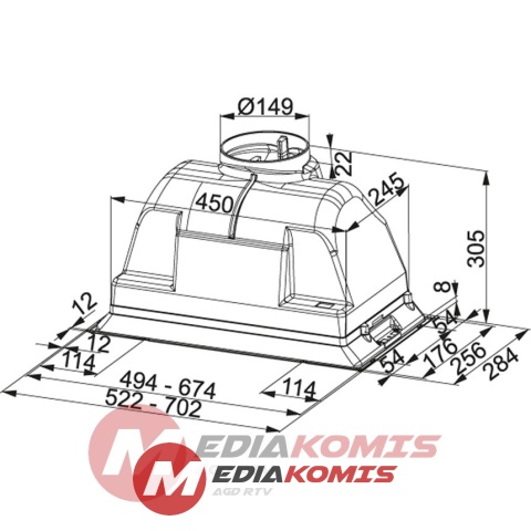 Okap Franke FBI 732H XS