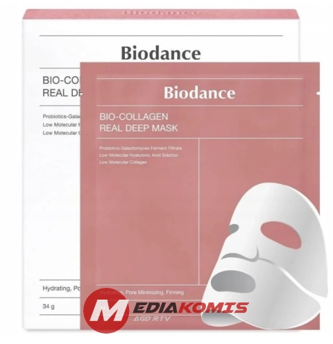 Biodance Bio Collagen-Real Deep Mask ujędrniająca maska kolagenowa 4x34g