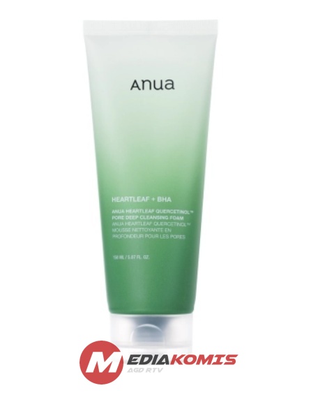 Anua - Heartleaf Quercetinol Pore Deep Cleansing Foam - Dogłębnie Oczyszczająca Pianka do Twarzy