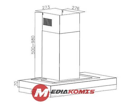 Okap Amica KH 694 617 SM