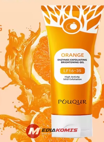 Pouqur Żel złuszczający z enzymem pomarańczowym 100 g