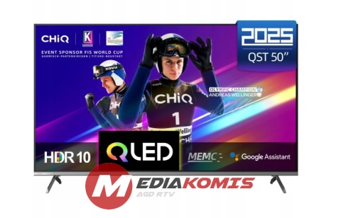 Telewizor QLED CHiQ U50QST 4K UHD Smart Google TV Dolby Audio DLNA