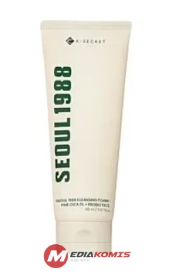 K-Secret Seoul 1988 Cleansing Foam Pine Cica 1% + Probiotics, Oczyszczająca pianka do twarzy