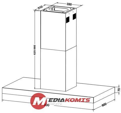 Okap wyspowy Premiere 3694611