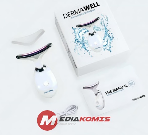 DermaWell 3 w 1 LED masażer do twarzy