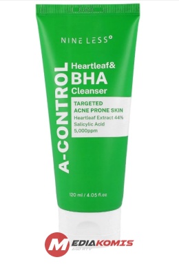 Nine Less A-Control Heartleaf & BHA Emulsja do mycia twarzy