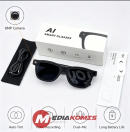 Okulary inteligentne AI z kamerą 8MP E09C
